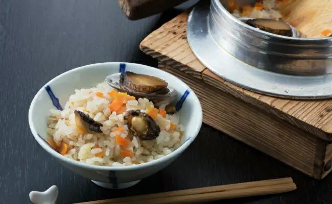 ながれこ釜飯3合用（あわびの仲間・あわび 科貝類）