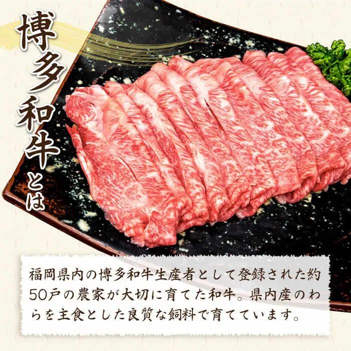 【全6回定期便】A4ランク 博多和牛 肩ロース バラ肉ミックススライス 500g×6回 計3kg 糸島ミートデリ工房 [ACA251]