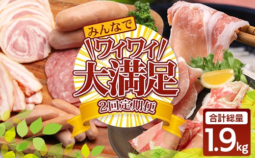
                  《全2回定期便》花の木農場 みんなでワイワイ大満足セット ハム 詰め合わせ 7種 1kg 豚しゃぶ 3種 900g セット HK-22│定期便 ハム ベーコン クラフトハム 人気 豚肉 しゃぶしゃぶ 豚しゃぶ スライス バラ ロース モモ 鍋 肉 国産 ノウフク 農福連携  第2花の木ファーム 鹿児島県 南大隅町 
                