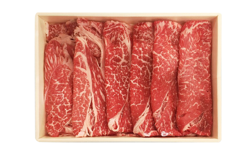博多和牛 すきしゃぶ用 赤身 肉 350g ( モモ もしくは カタ スライス )