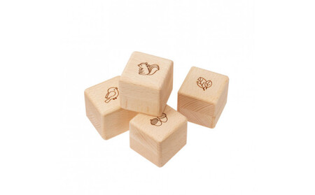 木のおもちゃ ＭＯＣＣＯ　森の音入りキューブ BA-50 木製玩具 木のおもちゃ 対象年齢6ヶ月から