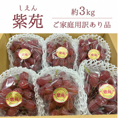【ふるさと納税】【きよとうファーム】【訳あり】紫苑(しえん) ご家庭用/約3kg(岡山県産)【配送不可地域：離島】【1551268】