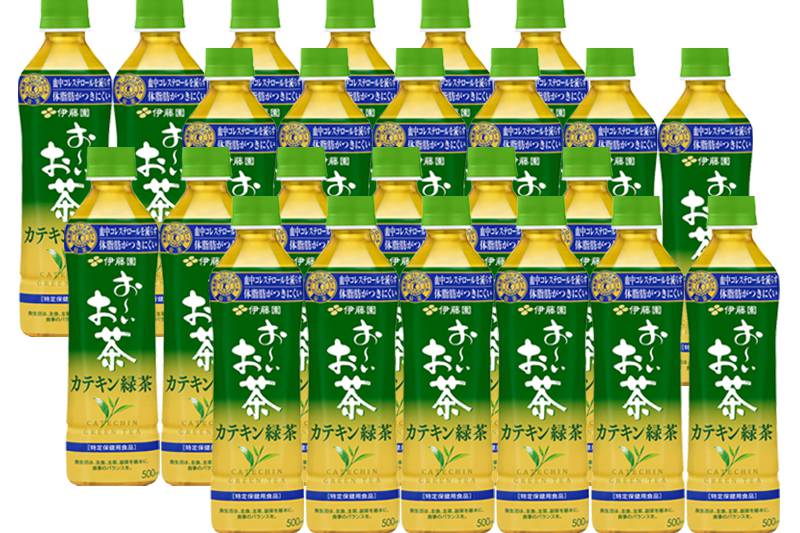 ★xx★《定期便5ヶ月》伊藤園 お〜いお茶 カテキン緑茶【特定保健用食品】 500ml×24本【1ケース】