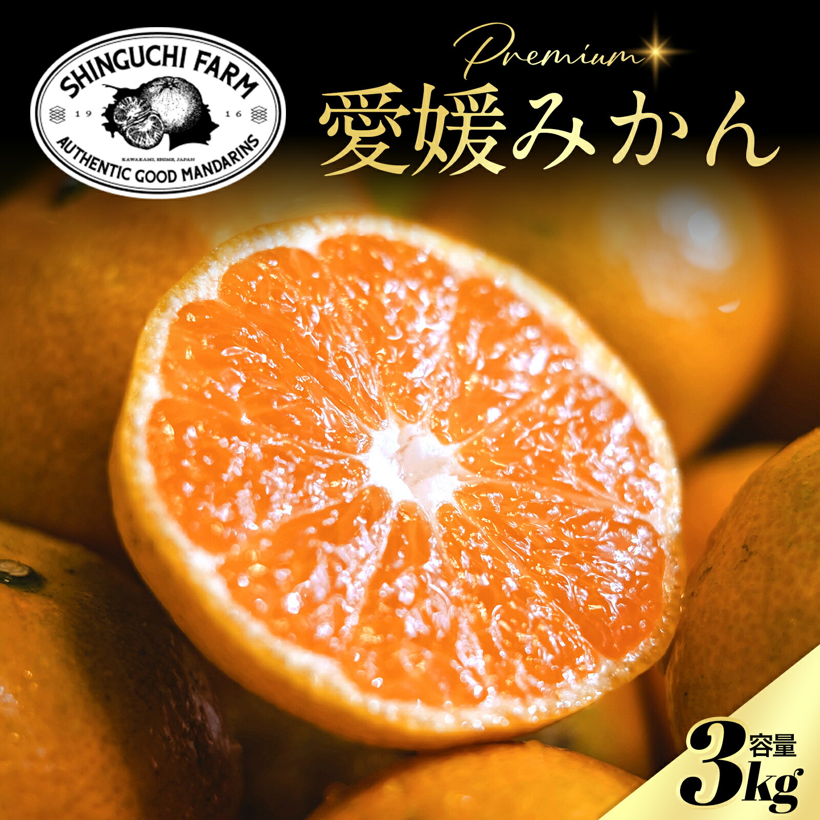【ふるさと納税】老舗農家が見極めたプレミアム【小玉】愛媛みかん3kg【愛媛県川上産】【A70-125】_【1683980】 YWTK124