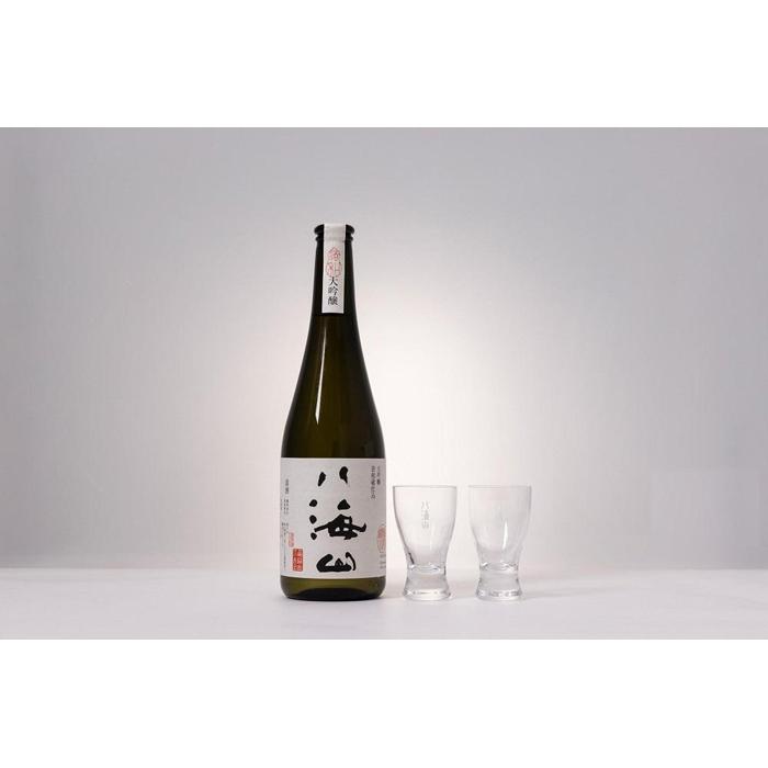 【ふるさと納税】日本酒 & 冷酒グラス セット 八海山 ( 大吟醸720ml & グラス2個 ) 箱入り 越後の名酒 浩和蔵仕込 | お酒 さけ 人気 おすすめ 送料無料 ギフト