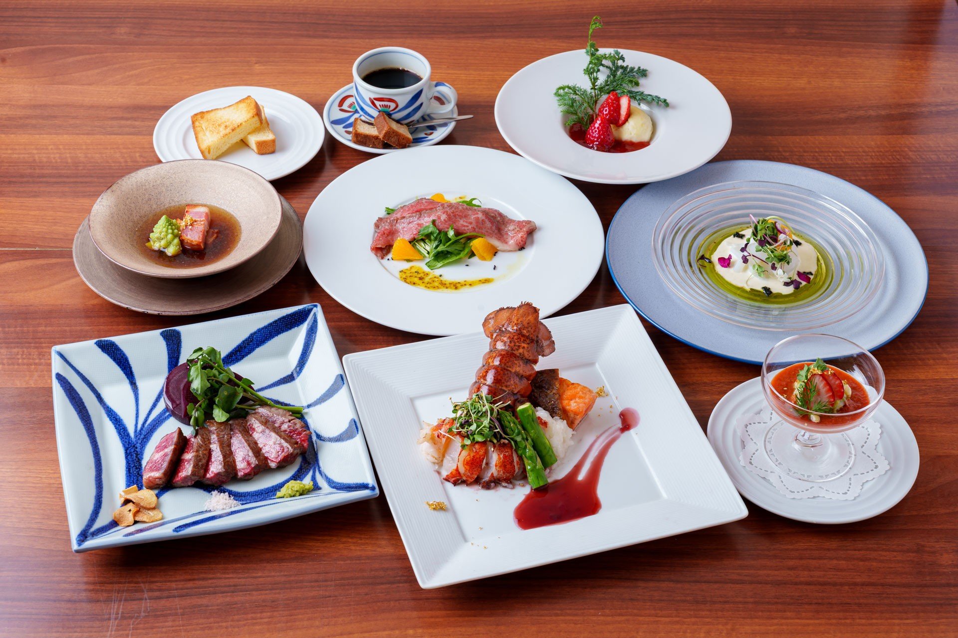 
            鉄板焼「知喜多和」クリスマスコース【２名様体験チケット】
          