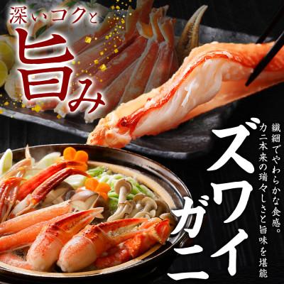 ふるさと納税 弟子屈町 ズワイガニ足 800g  松前漬・ホタテ・キムチ 蟹ハサミ・ガイド付 北海道 弟子屈町 2546 |  | 01
