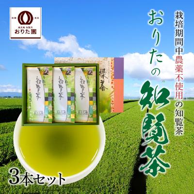 ふるさと納税 南九州市 おりたの知覧茶3本セット