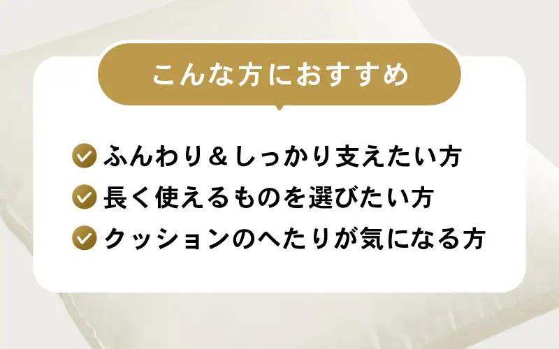 高反発！ふんわり柔め ヌードクッション 45cm角 クリスタ―綿（側キナリ）2個 [A-20426]