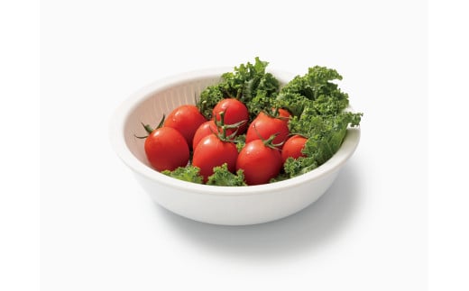 米とぎにも使える ザル ボウル 6点セット LBK-10 ホワイト ／ キッチン用品 調理器具 耐熱 重ねて収納 コンパクト ライクイット like-it 奈良県 葛城市【like023】_イメージ5