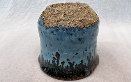 【唐津焼】絵斑唐津ぐい呑 / 佐賀県 / 太兵衛窯 [41ADBR030]