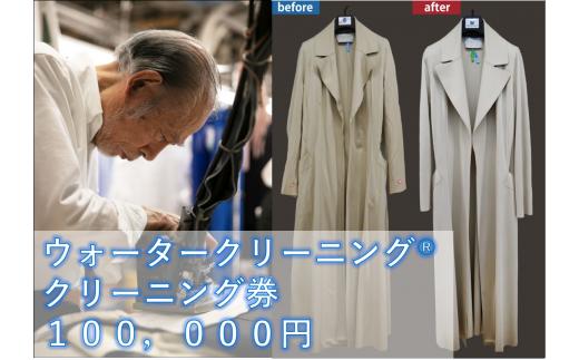 【君津市】ウォータークリーニング®　クリーニング券 100,000円 | クリーニング 利用券 サービス券 サービス おすすめ 千葉県 君津市 きみつ