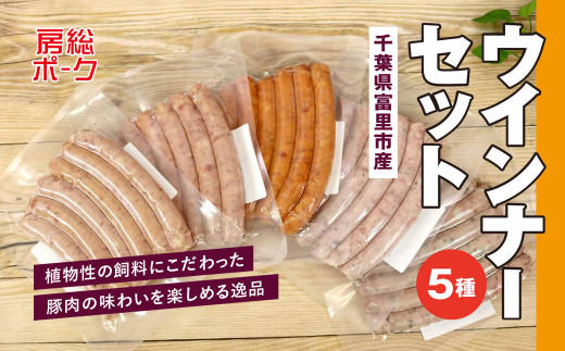 ウインナーセット５種類 千葉県富里市 富里 ウィンナー ウインナー チョリソ チョリソー あらびき パセリ ガーリック ねぎ 5種セット TMF011