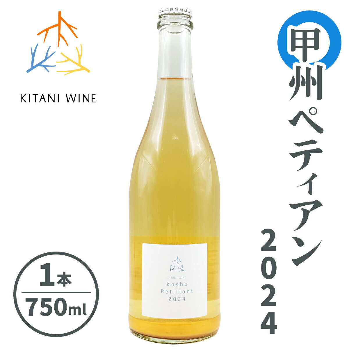 【ふるさと納税】甲州ペティアン 2024 (750ml×1本)｜ワイン 果実酒 奈良 香芝 [2929]