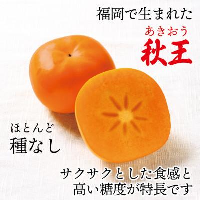 ふるさと納税 宮若市 【2026年10月下旬〜11月下旬発送予定】福岡県ブランド柿「秋王」約3.5kg(宮若市) |  | 01