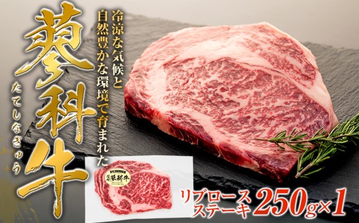 蓼科牛 リブロースステーキ250g×1　　
