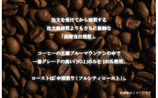 [E196z］ 必ず出荷日に自家熟成焙煎ブルーマウンテンNo.1粉(200g)【SASEBO Coffee TOMINAGA】人気 新鮮 挽きたて 高級コーヒー 本格