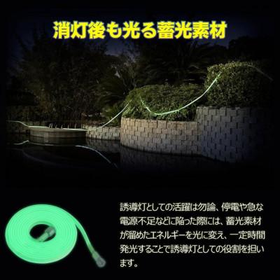 ふるさと納税 貝塚市 テープライト ロープ チューブ 5mセット 電源コード 連結可 蓄光 片面発光 CB-S5M-90V |  | 01