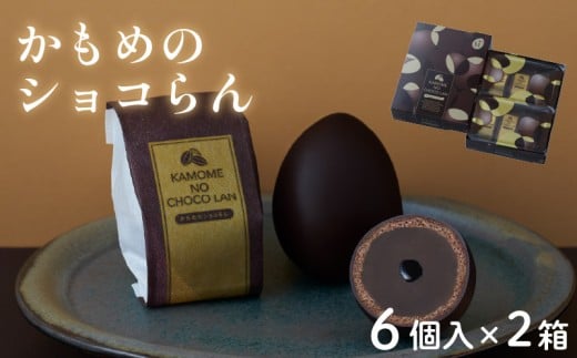 かもめのショコらん 6個入×2箱 お菓子 スイーツ 銘菓 チョコレート ショコラ 焼き菓子 餡 お土産 夏ギフト お中元 さいとう製菓 三陸 岩手県 大船渡市