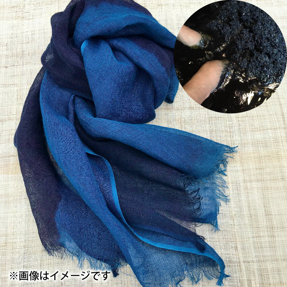 【ふるさと納税】竹田の城下町で体験！藍染体験「ストールコース」（チケット1名様分） 工房 染め体験 染色体験 藍染め 藍染 藍 伝統 天然原料 予約 体験チケット ハンドメイド ストール オリジナルストール 一点物 持ち帰り おしゃれ ファッション 日用品 1名分 送料無料
