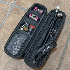 R250 ツールケース  スリムスーパーロングタイプ  カーボン柄/ブラックファスナー