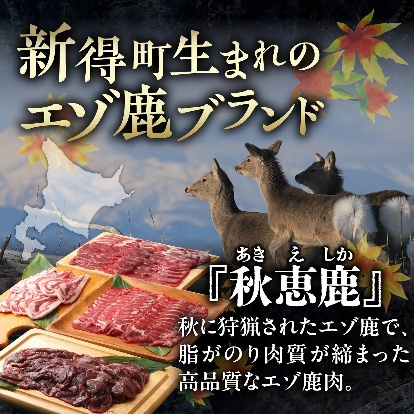 北海道産エゾ鹿肉 食べ比べセット 1.13kg 鹿肉 [BNAM029]