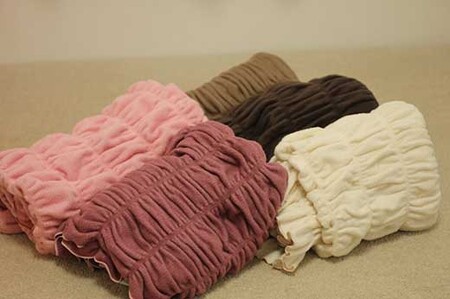 綿モダール　のびふわストレッチブランケット（ストロベリーピンク）