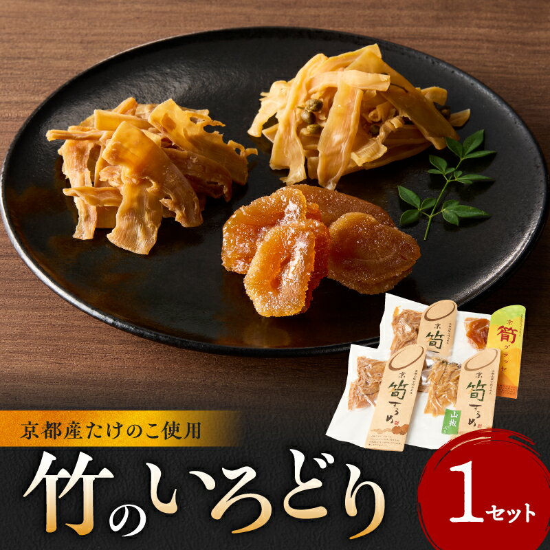【ふるさと納税】【父の日ギフト】≪6月15日お届け≫ 竹のいろどり 筍 するめ グラッセ 手作り 美味しい 詰合せ 特産品 山城筍 かもめの台所