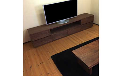 【TV57 テレビボード 240cm】ウォールナット材 オイルフィニッシュ 分割ノックダウン対応・収納力抜群のテレビボード 家具 テレビ台 テレビボード TVボード AVボード 棚 リビングボード サイドボード ローボード MUFactory