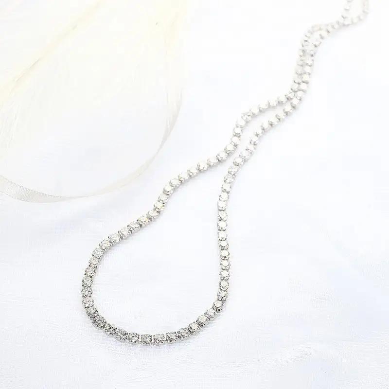 Deliciae テニスネックレス グラデーション PT850 ダイヤモンド【20.0ct】DTN-1-PT-2001