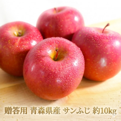 
                  ＜26年11月～翌年1月出荷予定＞平均糖度13度以上! サンふじ 約10kg 贈答用　青森りんご【1612828】
                