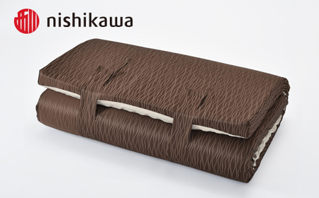 マットレス 西川 nishikawa 良圧ふとん シングル サイズ 丸巻き ブラウン P299W マットレス