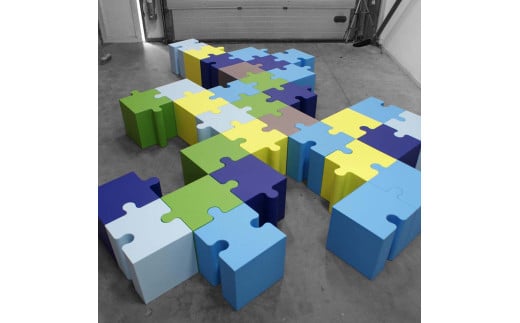 Puzzle （B） 椅子 イス インテリア オブジェ 置物