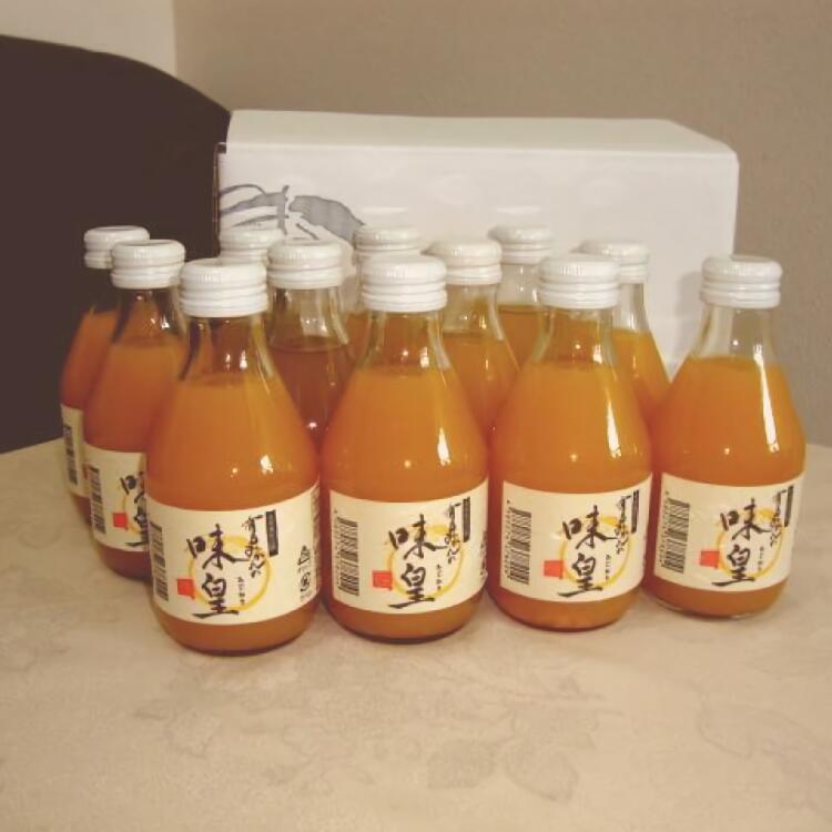 【ふるさと納税】 有田みかん の 味皇 180ml×12本 / みかん ジュース 和歌山 人気 みかんジュース 有田 蜜柑 和歌山県 由良町 お取り寄せ ふるさと納税 返礼品 故郷納税 //kakou