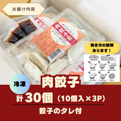 ふるさと納税 掛川市 創業昭和五十三年　すすきの　冷凍【肉餃子】　25g×10個　3パック　計30個【餃子のタレ付き】 |  | 01