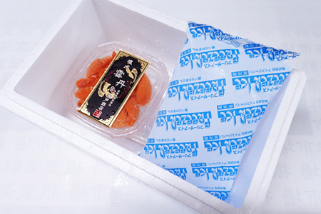 無添加むきたてエゾバフンウニ(赤系)塩水パック40～50g×1P G-11069