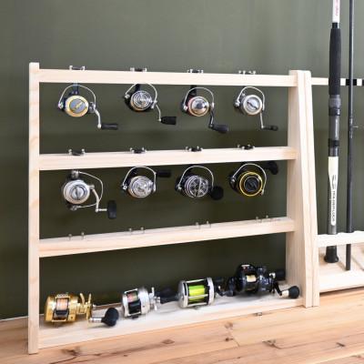 ふるさと納税 横手市 WOOD WORKS リールスタンドAタイプ/Lサイズ【本体カラー:ナチュラル】 |  | 01