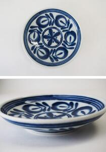 【AB250】【波佐見焼】φ１０cm小皿５枚組 モダンブルーS【西海陶器】 ５ 73510