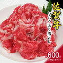 【ふるさと納税】佐賀牛 いろいろ切り落とし小分けタイプ 150g×4 J536