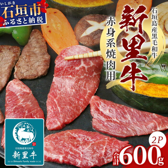 【ふるさと納税】石垣島産 黒毛和牛 新里牛 赤身系焼き肉用 (300g×2) 合計600g（ウデ・ウチモモ・トウガラシから2つ）SZ-21