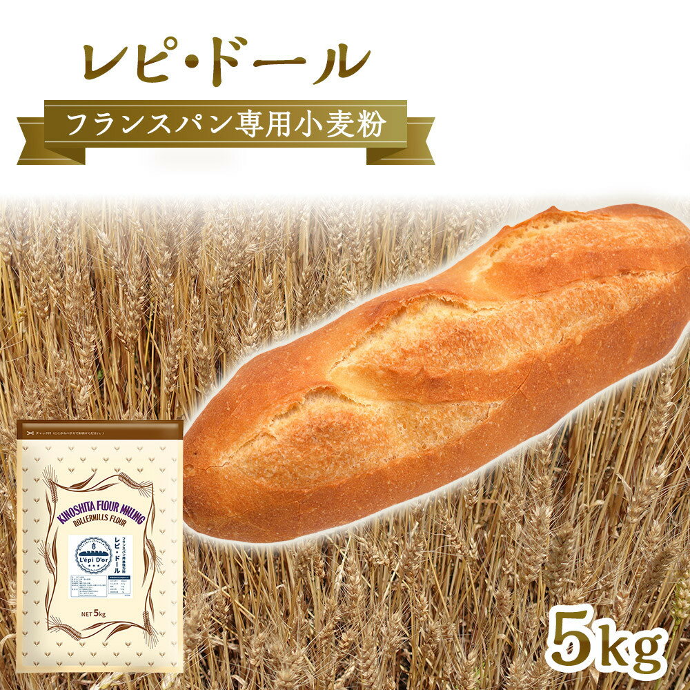 【ふるさと納税】フランスパン専用小麦粉「レピ・ドール」5kg