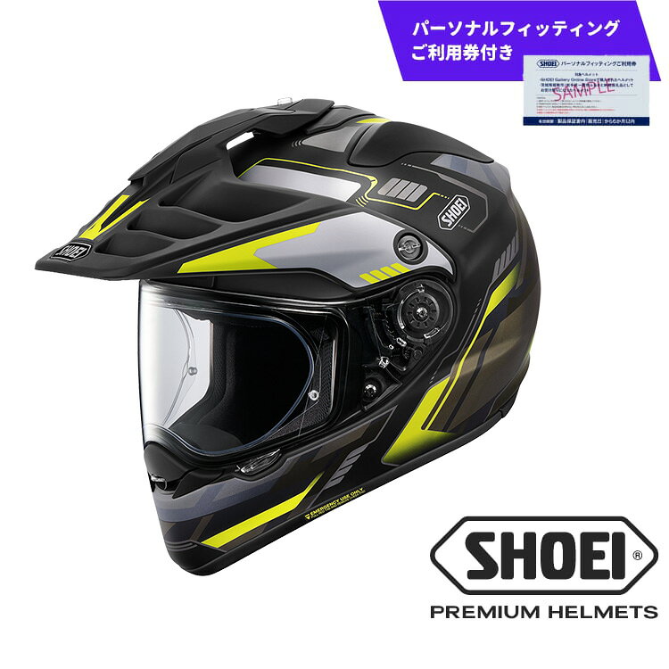 【ふるさと納税】SHOEI ヘルメット HORNET ADV INVIGORATE TC-3 (YELLOW/BLACK) マットカラー パーソナルフィッティングご利用券付 ふるさと納税 多目的ヘルメット バイク スポーツライディング おしゃれ SHOEI 安全 装備 ライダー メンズ レディース 送料無料 岩手県 一関市