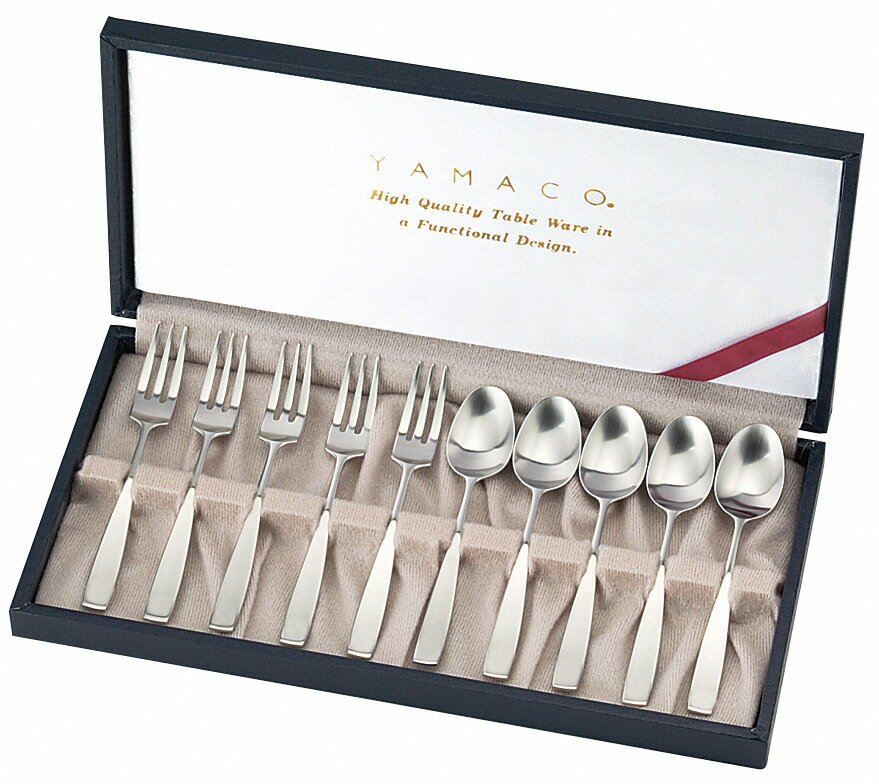 【ふるさと納税】ベッドフォード ティーケーキ10本セット【 カトラリー スプーン ティースプーン フォーク ケーキフォーク ステンレス 燕三条 新潟県 燕市 】