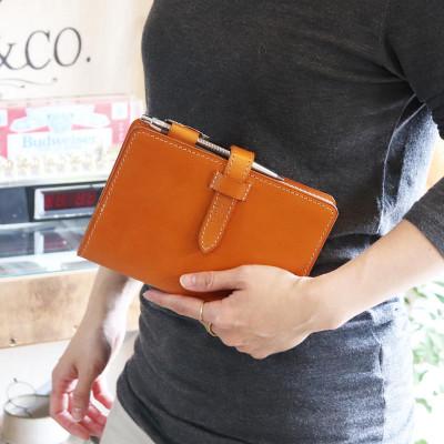 ふるさと納税 長岡京市 栃木レザー 手帳カバー B6サイズ 【キャメル】本革 |  | 03