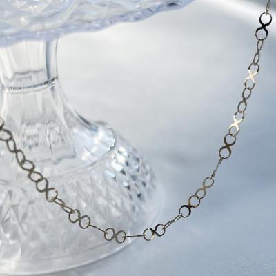 ふるさと納税 大津市 【K10イエローゴールド インフィニティチェーンネックレス】40cm 無限の愛 ゴールドアクセサリー |  | 02