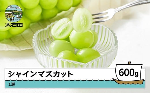 【先行予約】 ぶどう シャインマスカット 秀品 600g 1房 フルーツ 果物 令和8年産 2026年産 山形県産 ns-busmx600