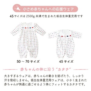 低出生体重児用ウェアセット _ 低出生体重児 ウェア セット 小さいサイズ 赤ちゃんの城 ベビー用品 ベビー服 赤ちゃん 新生児 子供 出産祝い 贈り物 ツーウェイオール 保湿性 春秋 スムース素材 