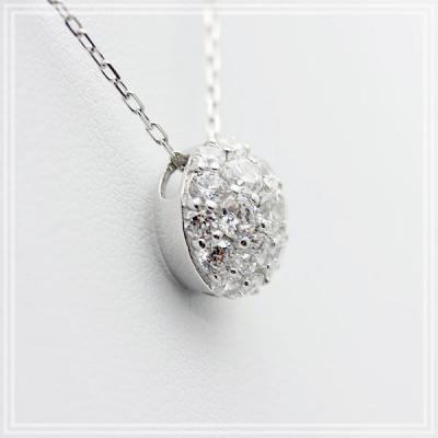 ふるさと納税 南アルプス市 ネックレス PT900 プラチナ ダイヤモンド 1ct パヴェ ドーム ペンダント【f025-pt】 |  | 03