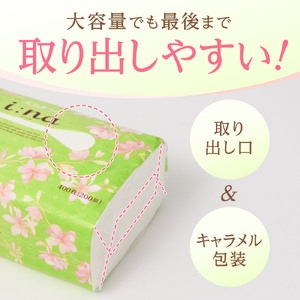 エリエール i:na(イーナ)ティシュー ソフトパック 200組6パック×10(60パック)
