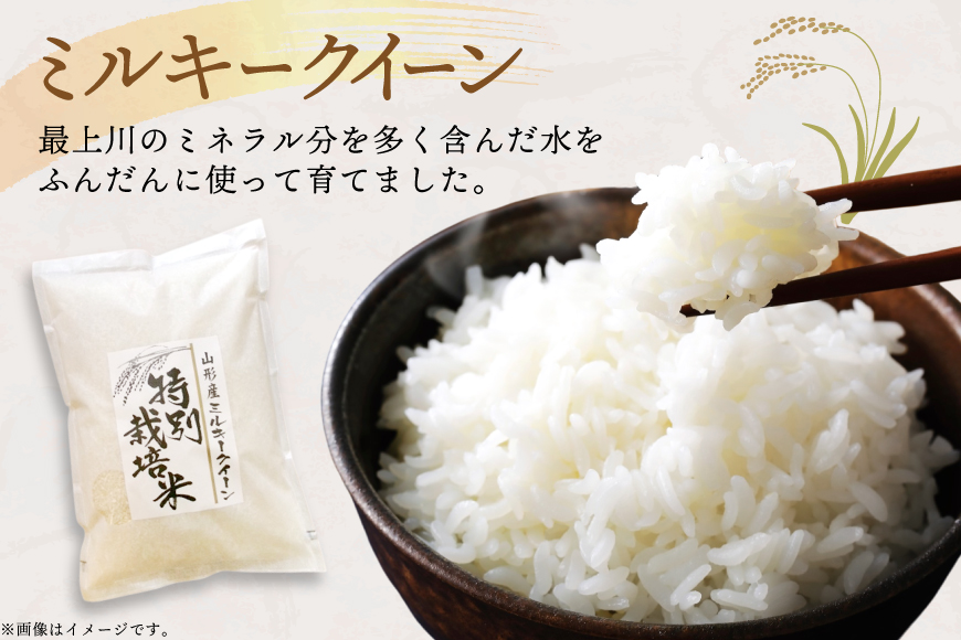 米 定期便 9回 令和8年産 特別栽培米 ミルキークイーン 10kg 9回 計90kg [渡部ファーム 山形県 高畠町 tk06ays810057] お米 白米 精米 ごはん ご飯 ブランド米